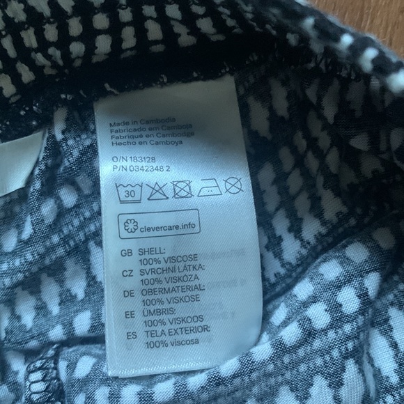 Lightweight Geo Pattern Harem Pants - Picture 5 of 6